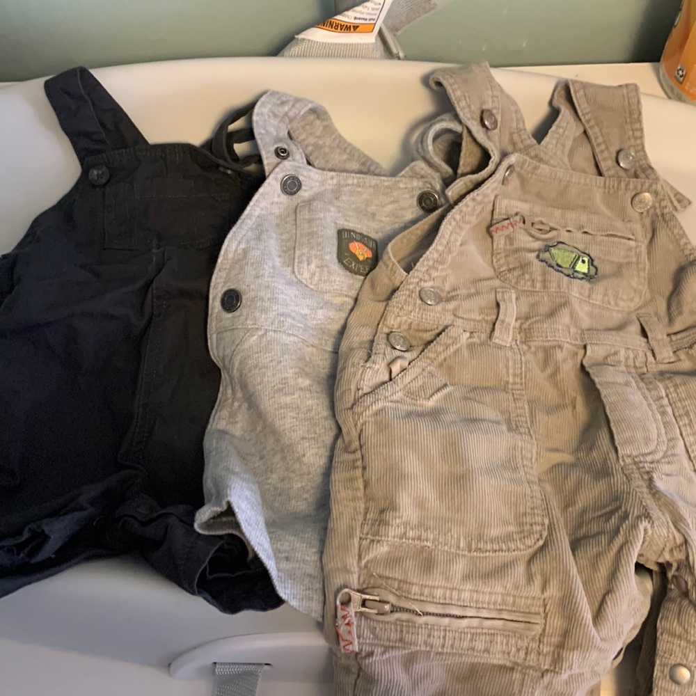 6-9 month overalls lot